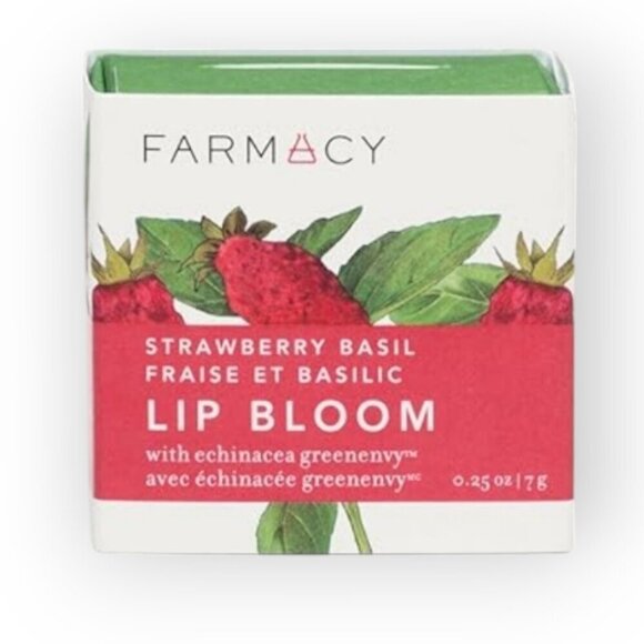 Farmacy **Lip Bloom Strawberry Basil** 0.25 oz NWT - Picture 2 of 8